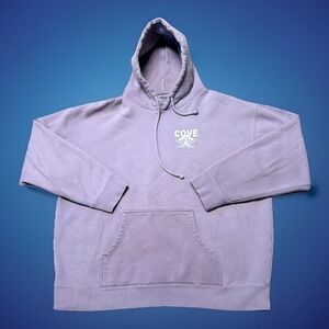 Cove Surf Company Purple Graphic Hoodie Mens XL Skeleton Pullover